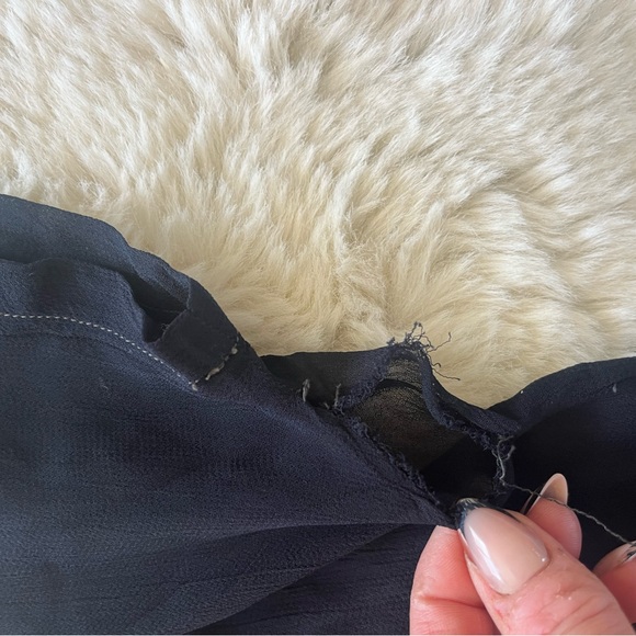 VTG 90s Embroidered Whimsygoth 20s Drop Waist Festival Rayon Made In India Dress - Picture 9 of 10